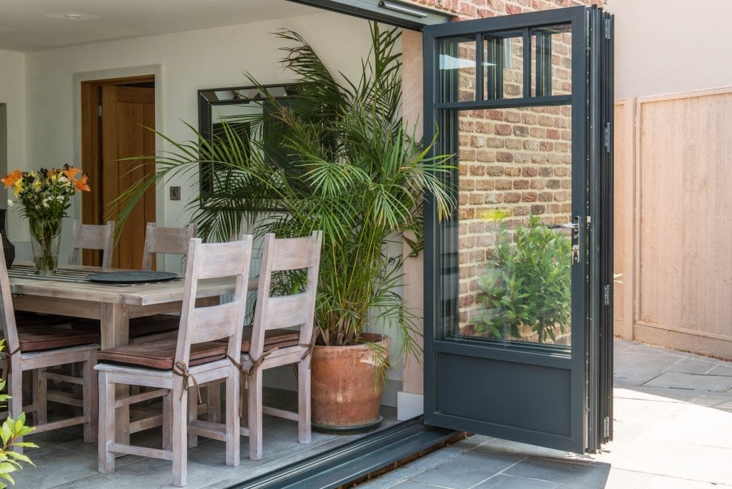 Kitchen-diner with roof lantern and bifold doors, All Year in Provence