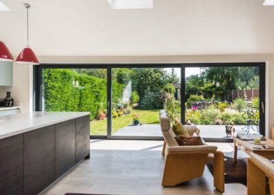 aïr sliding door system, slim framing and maximum glass area