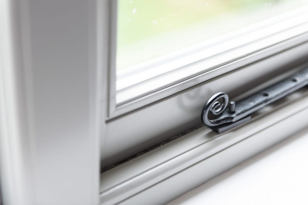 Bereco timber windows detail on historic property restoration