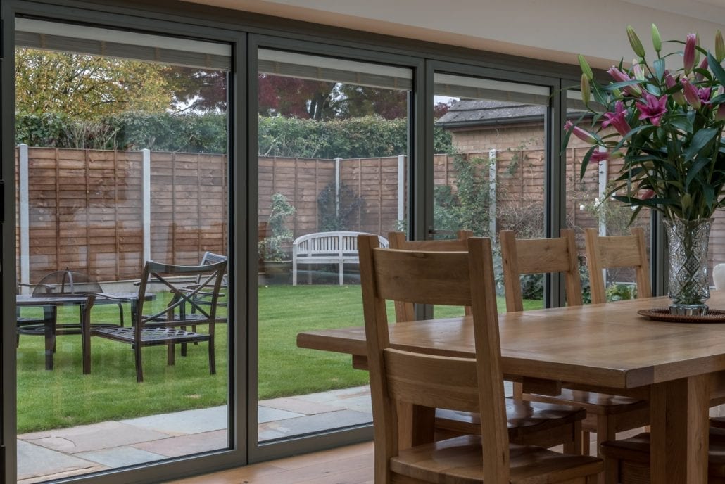 Full-length lantern roof flooding the extension with natural light