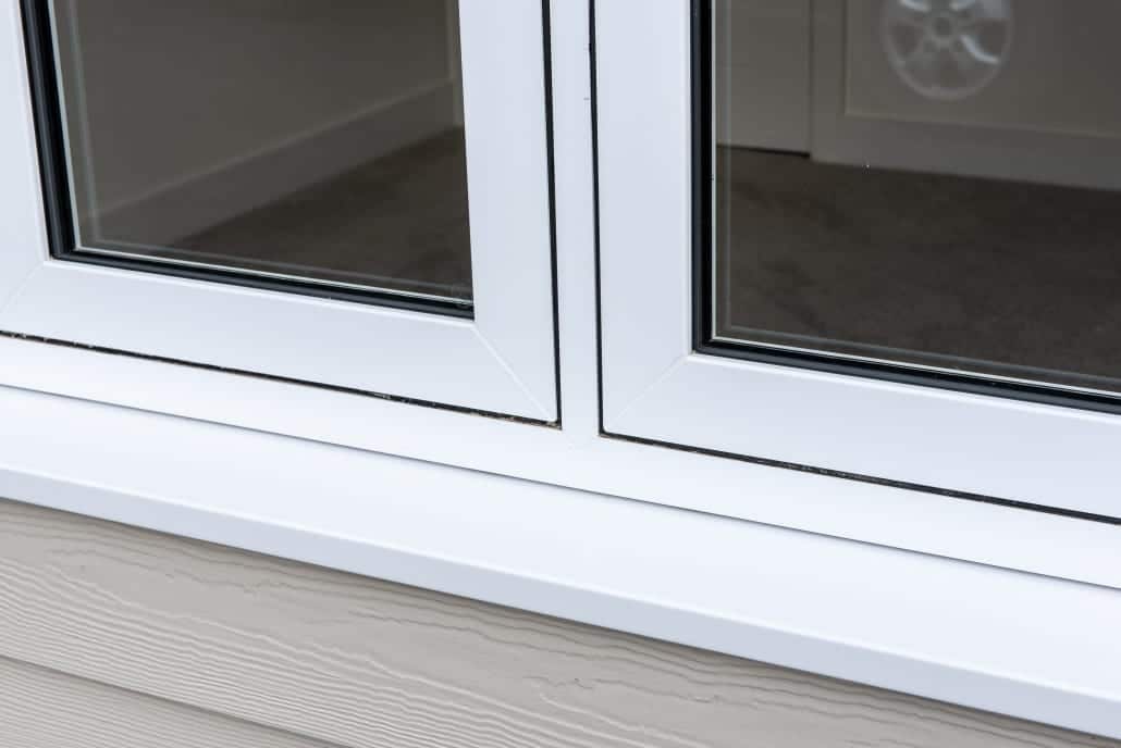 Duraflex flush sash windows, front elevation detail