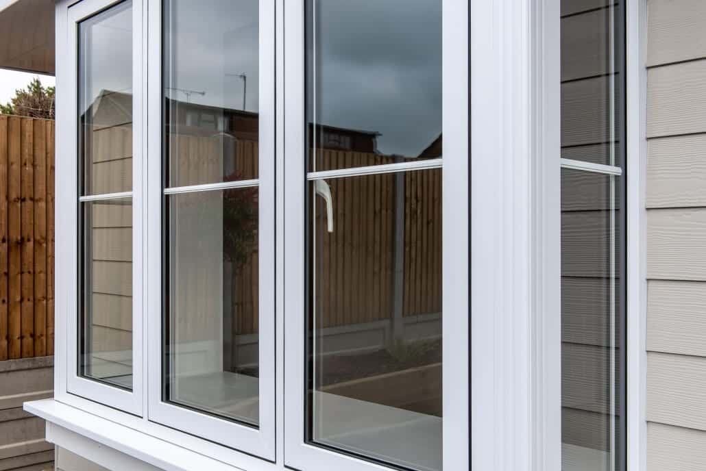 Duraflex flush sash windows, upper floor windows on residential property
