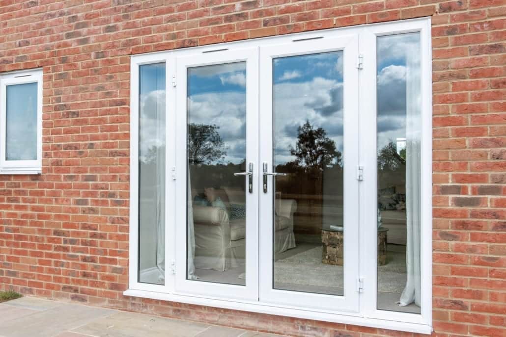 Composite door entrance detail on Foundation Properties bungalow development