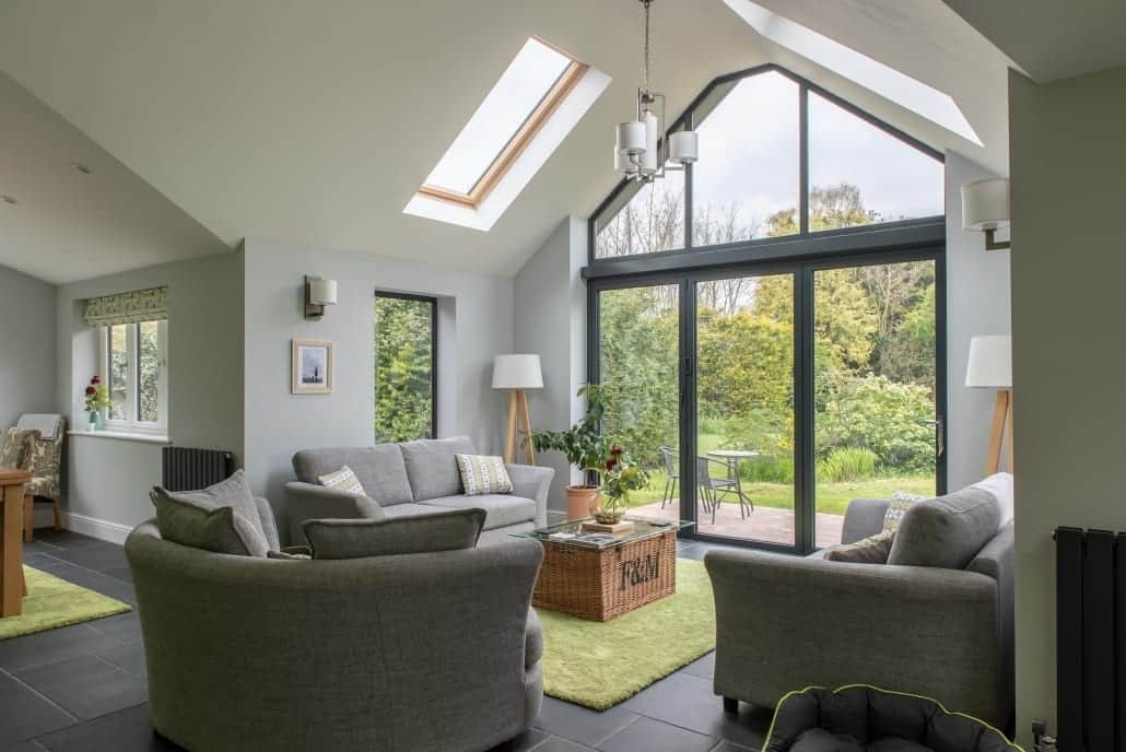 Flush sash windows on a classic Essex village home, One of Grey Gables