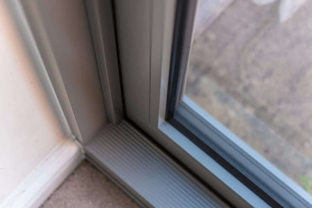 Origin aluminium casement windows, side elevation