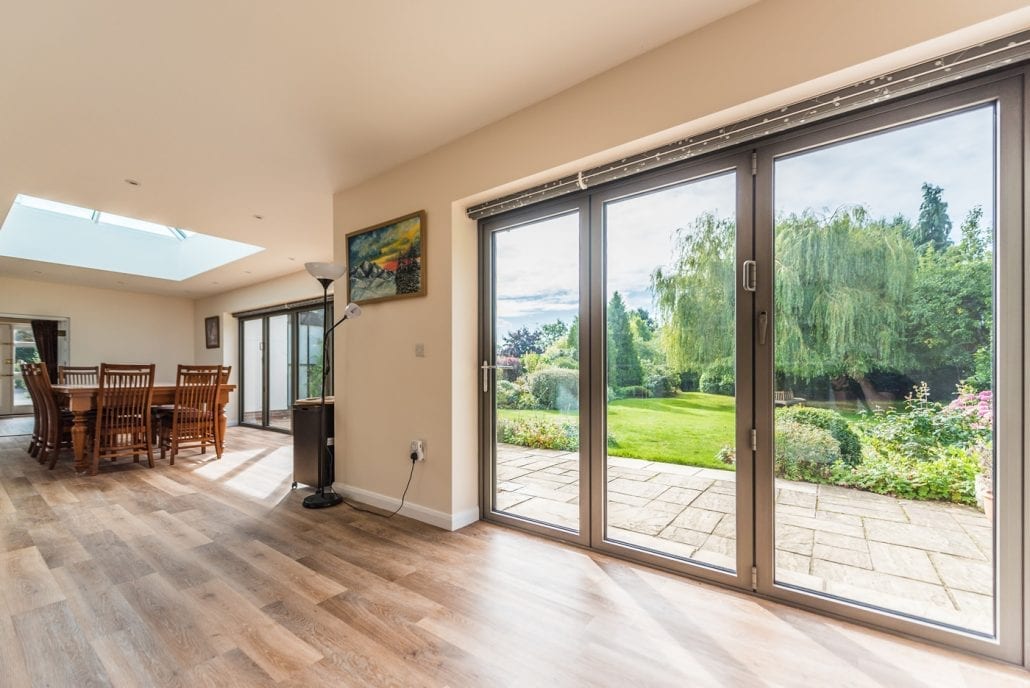 Smarts bifolds with minimal sightlines, Skylit Masterpiece Essex