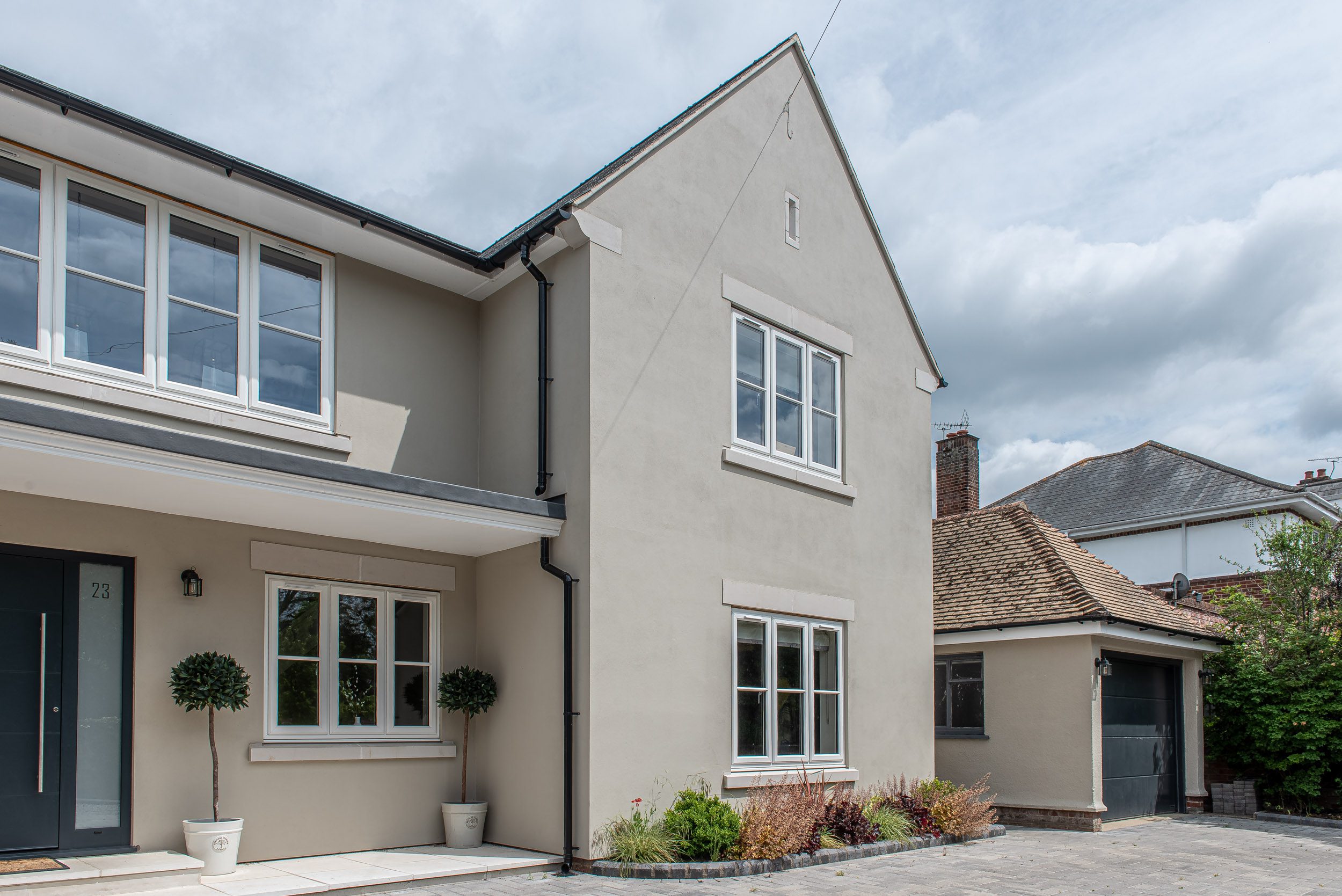 Whitegrain uPVC Duraflex Stormproof windows on the North Colchester property