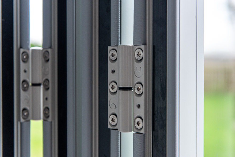 Anthracite window hinge detail, Windows Etc Colchester