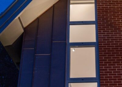 Portrait view of aïr corner sliding door configuration, Suffolk new-build