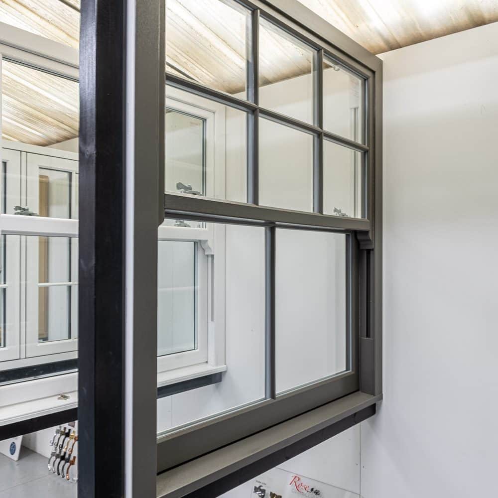 Heritage Rose - Fully-welded bevelled frame and sashes