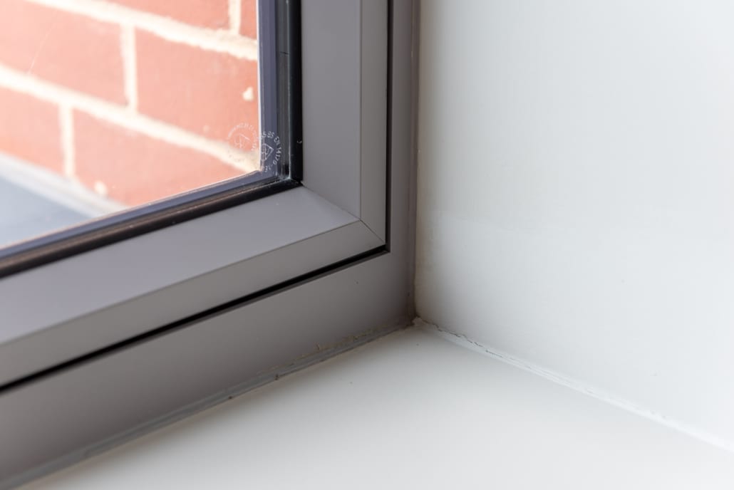 Origin sliding door detail with slim sightlines