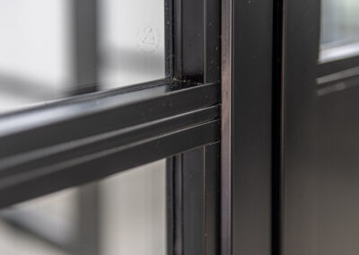 aluspace internal screening door closeup