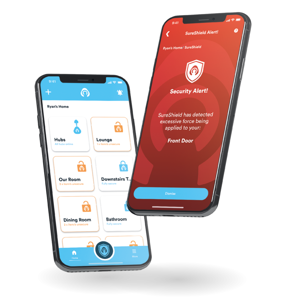Kubu smart security app on mobile phones